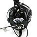 Rugged Air RA454 Black General Aviation Stereo Pilot Headset