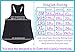 SoRock Women's Fitness Moves Workout Lose Fitting Black Burnout Singlet Tank Top