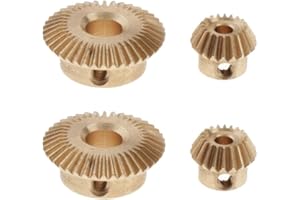 menolana 0.5 Modulus 20T 3mm Inner Hole Brass Bevel Gear For Shaft Drive