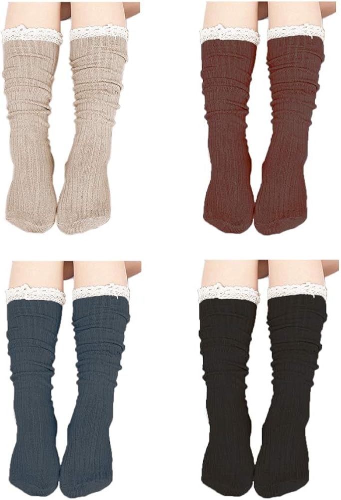 knee high knit boots