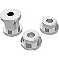 AIRCMT CNC Solid Billet Handlebar Riser Bushings Compatible With Harley Softail Dyna Sportster 1984-2016,Low Rider,Street Bob,CVO,Super Glide,Wide Glide,Switchback,Fat Bob,Daytona,Sturgis