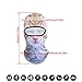 Lycra Balaclava Cycling Full Face Mask, Thin Ski Neck Hood Hat, Neck Gaiter Saharan Style/Ninja Hoodie, Outdoor Running, Cycling, Motorcycling, Skating, Surfing, Hiking,Protect face ear neck From SUN