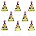Robots - Cone Birthday Party Hats - 8 Count