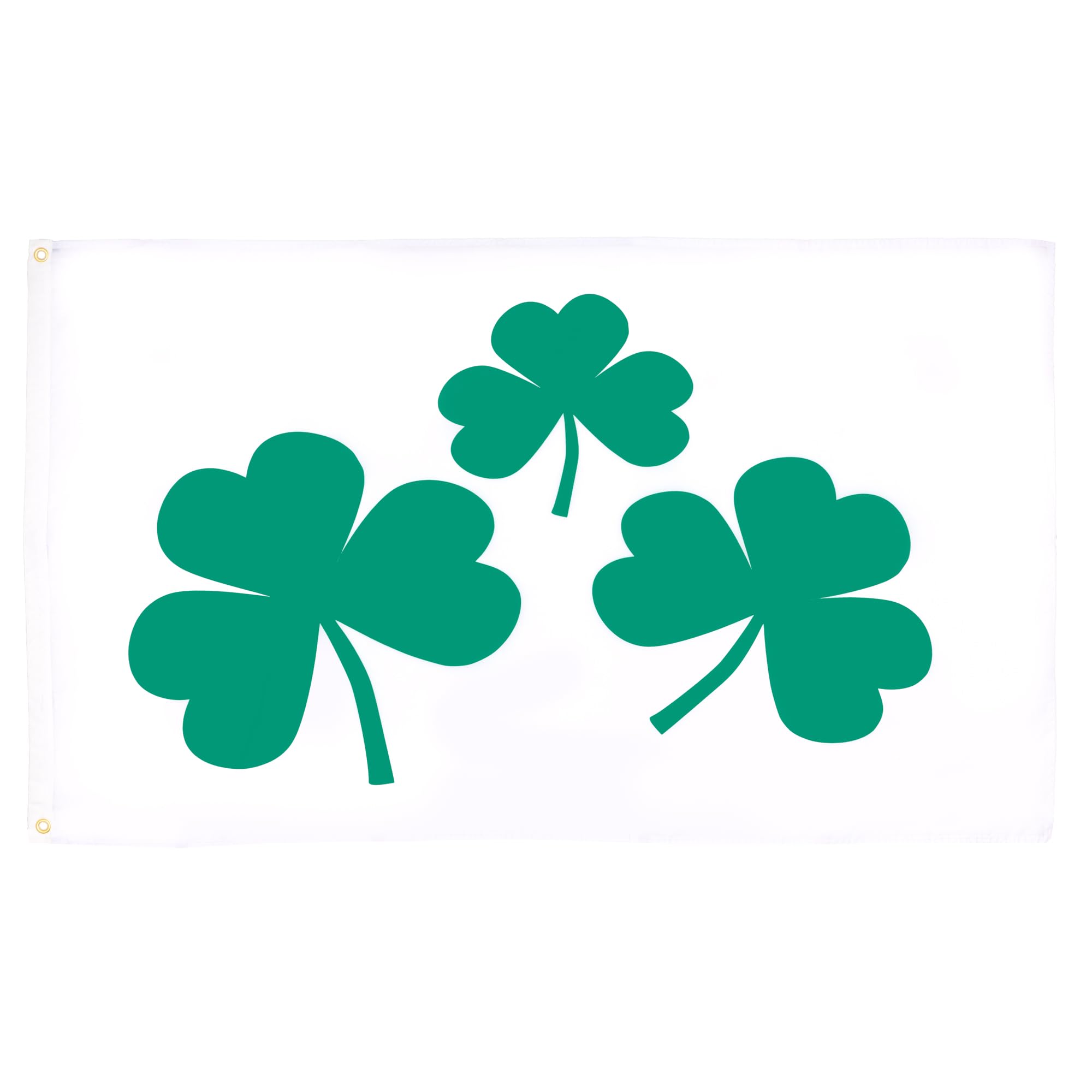 AZ FLAG - Irish Shamrock Flag - 3x5 Ft - 100D Polyester Ireland Banner with Two Metal Grommets - Fade Resistant - Vivid Colors - 3' x 5' Feet - 150x90 Cm