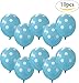 Baby Shower Party Decorations Set for Boy - Perfect All in One Supplies Bundle, It's A BOY Banner, Mommy to Be Sash, Cute Photo Booth Props, 6/6'' Pom Poms [Blue, Light Blue, White], 10 Balloons