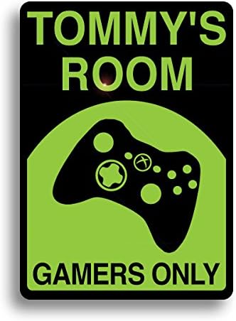 Video Game Sign, Personalized for You on Solid Aluminum, and Shipped Fast!