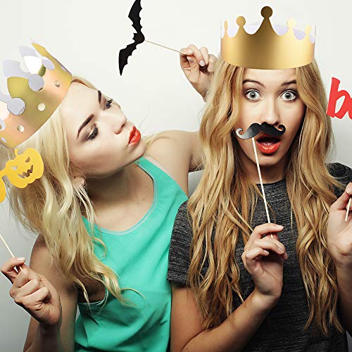 5 SIQUK+Pieces+Golden+Crowns+Celebration