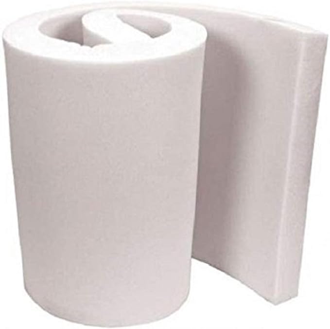 33LB Upholstery Foam 4 Inch Thick Sheet 52in x 73in Conventional