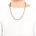 Lifetime Jewelry Gold Chain for Men and Women [ 7mm Rope Chain ] 20X More 24k Real Gold Plating Than Other Gold Chains - Durable Mens Necklace with Free Lifetime Replacement Guarantee 16 to 36 inches