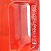 BuildLife 1 Gallon Water Bottle Motivational Fitness Workout with Time Marker/Drink More Daily/Clear BPA Free/Large 128OZ Capacity Throughout The Day(Red,1 Gallon)