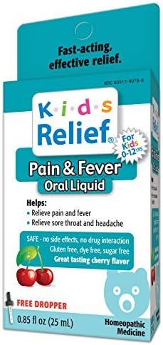 Kids Relief Pain and Fever Oral Solution, 0.85 Ounce by Kids Relief
