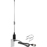 Long Range VHF Marine Radio Antenna 156-163MHz Antenna PL259 Connector with 16.5 Feet Low Loss Coaxial Cable for Midland Uniden Cobra Icom Yaesu Vertex Standard Marine Radio, Eifagur