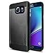 Spigen Neo Hybrid Carbon Galaxy Note 5 Case with Carbon Fiber Design and Reinforced Hard Bumper Frame for Galaxy Note 5 2015 - Metal Slate
