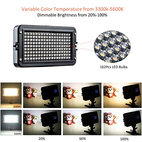 2 VILTROX+Portable+Camcorder+Brightness+3300K+5600K