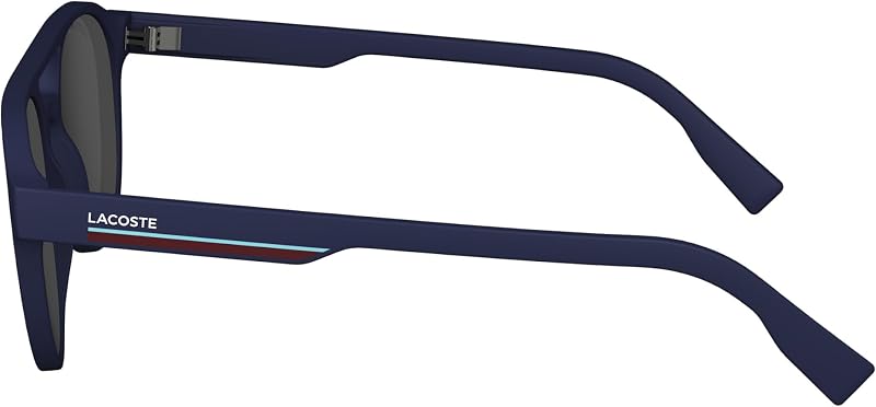 LACOSTE L6008S 424 MATE BLUE 53/19/145 Óculos de sol masculinos