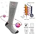 MMlove Electric Heated Socks Rechargeable Battery Thermal Socks Winter Foot Warmers for Men Women