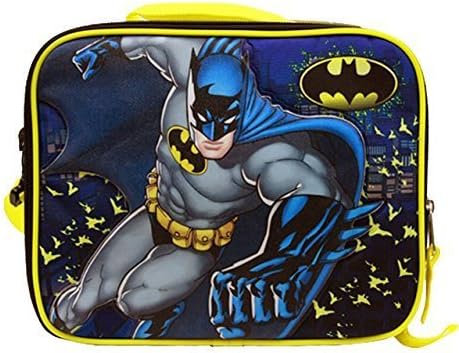 DC Batman 10" Insulated Lunch Box Bag New Authentic