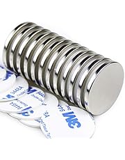 Super Strong Neodymium Disc Magnets, Powerful N52 Rare Earth Magnets - 1.26 inch x 1/8 inch, Pack of 12