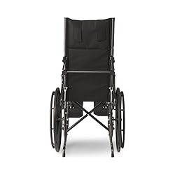 Medline Reclining Wheelchair, 18", with Elevating