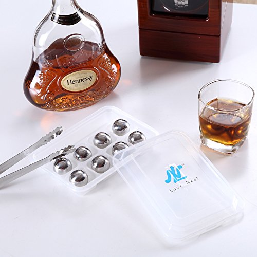 Love nest stainless steel whiskey chilling reusable ice…