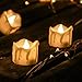 LED Tea Lights Candles, Kohree Flameless Candles Battery Operated LED Candles, Flickering Tealight Candles, Warm White, Pack of 24