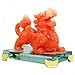 BOYULL Feng Shui Red Pi Yao/Pi Xiu Wealth Porsperity Statue,Feng Shui Décor