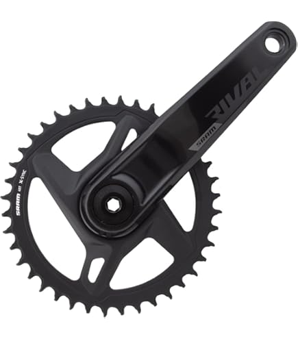 Amazon.com : SRAM Rival 1x 12-Speed Crankset Black, 172.5mm, 40T