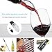 Wine Chiller Stick, Food Grade Stainless Steel Ice Stick with High Sealing Silicon Bottle Plug & Aerator Wine Decanter Pour Out Liquor Red Grape Whiskey Wine Bottle Cooler Wand