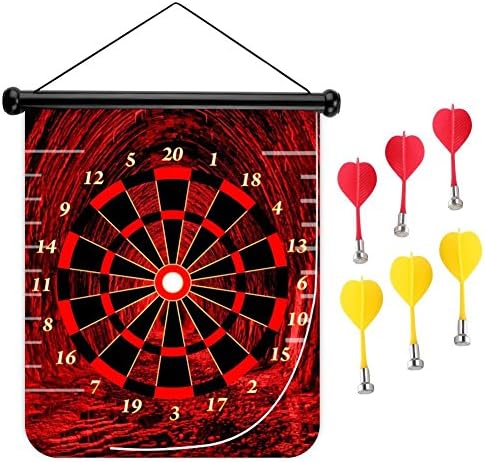 FlyT Tunnel Wallpapers Safety Magnetic Dartboard Rubber 3D print Magnet Dart Disc