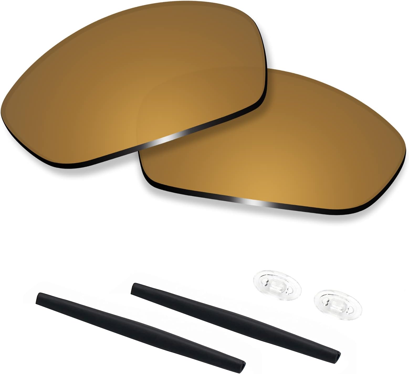 Betterun Polycarbonate Polarized Replacement Lenses/Rubber Kits for Oakley Whisker
