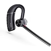 Yealink Bluetooth Headset BH71 Lite,Wireless Bluetooth Earpiece for Cell Phone,Single Ear Headset with Noise Canceling Mic for Office/Driving/Business,10Hrs Talktime,Mute