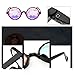 OULYLAN Kaleidoscope Glasses Rainbow Sunglasses Women Men Party Festival Glasses