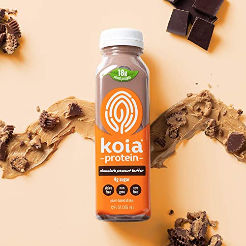 Koia Protein Variety 12Pack Ready To Drink Plant Protein Shakes (12 oz) Dairy Free, Gluten