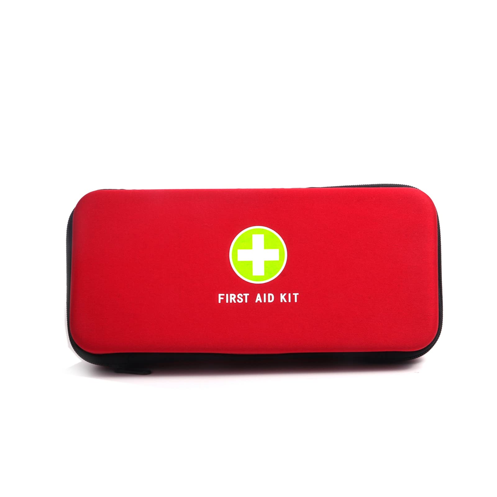 Jipemtra First Aid Hard Case Empty, First Aid Hard Shell Case First Aid EVA Hard Red Medical Case for Home Health First Emergency Responder Empty Camping Outdoors (Red RCG)