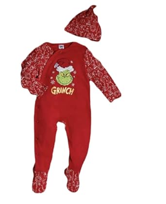 grinch sleepsuit