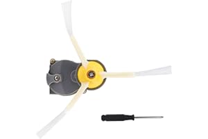 Odashen Side Brush Motor Module for iRobot Roomba 500 600 700 800 900 I3 Series Robot Vacuum Cleaner (Replacement Motor Module + Side Brush +Screwdriver)