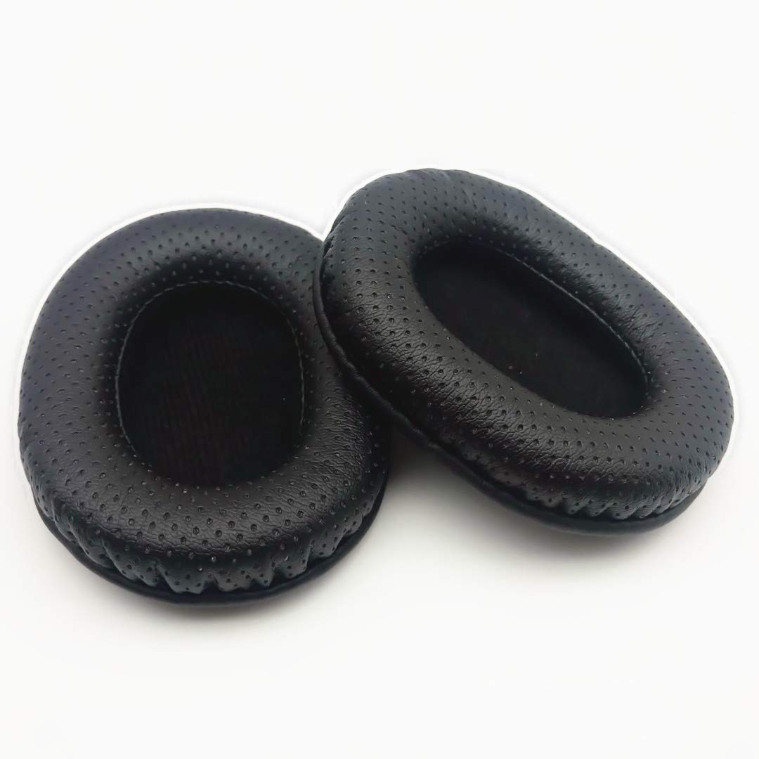 LINHUIPAD MDR-7506 Ear pads Cushions Replacement - Earpads compatible with Sony MDR-7806, MDR-V6, MDR-CD900ST Monitor Headphones (Perforated Black)
