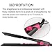 EPYA Hair Straightener Professional 3D Floating Ceramic Ionic Tourmaline Auto-Shut Off Hair Flat Iron