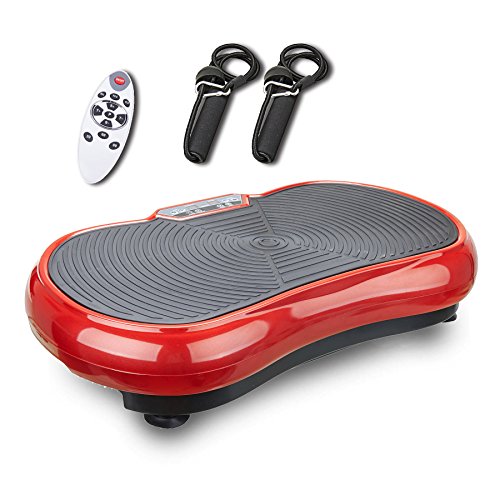 Pinty Full Body Exercise Vibration Platform Crazy Fit Fitness Machine (Red)