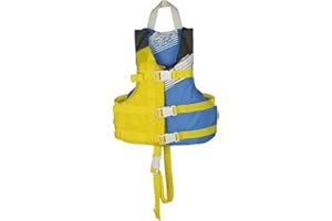 Stohlquist Kids Life Jacket 30-50 lbs - Coast Guard Approved Life Vest - Type III PFD for Boys and Girls - Secure & Adjustable Fit for Swimming, Boating & Water Sports