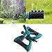 Lawn Sprinkler, Automatic 360 Rotating Adjustable Garden Sprinkler Garden Water Sprinkler with 3600 SQ FT Coverage Premium Quality Lawn Irrigation System