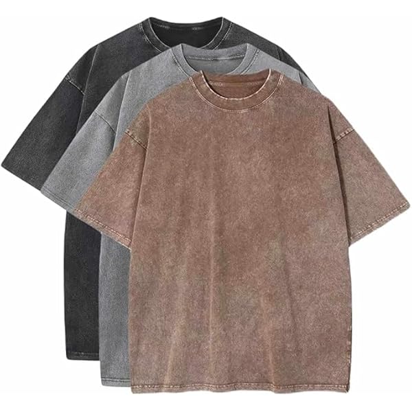 Oversized T-Shirts for Men 2 Pack Vintage Heavyweight Cotton T Shirts  Casual Loose Workout T Shirts Unisex Tees | Amazon.com