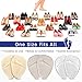 COOLKESI 6 Pairs Metatarsal Pads, Soft Gel Insole Ball of Foot Cushions, Reusable Silicone Foot Pads, All Day Pain Relief and Comfort, One Size Fits Shoe Inserts for Women and Men