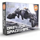 AK-Interactive 3G Grey for Spaceships Set 11614 - Model Building Paints and Tools # AK1614
