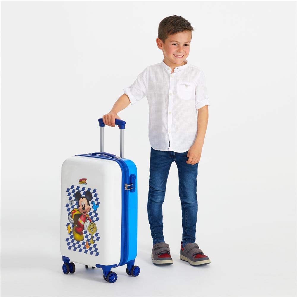 TROLLEY TOPOLINO MICKEY MOUSE DISNEY VALIGIA DA VIAGGIO CM. 55 IN ABS -  3421721