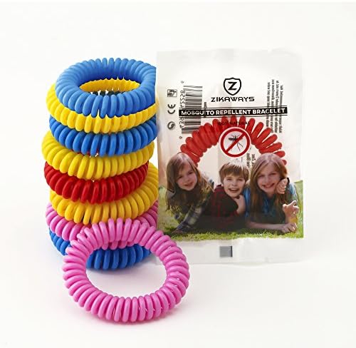 Mosquito Repellent Bracelets 10 Pack, No DEET Insect Repellent, Non Spray Pest Control Safe For Babies, Kids, Adults