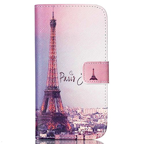Galaxy J5 Case, ,LEMY JOUNERY SHOP [Stand Feature] Magnetic Snap Case Wallet Premium Case Built-in Card Slots Flip Case Cover Skin for Samsung Galaxy J5(2015) (Tower)