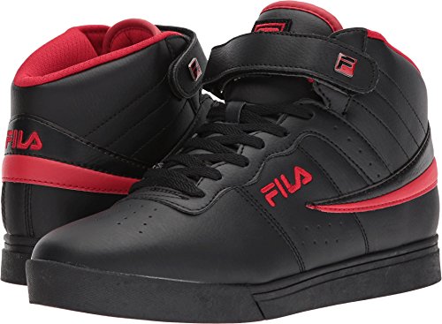 Fila Men's Vulc 13 MID Plus 2 Walking Shoe, red/Black, 6.5 D US