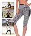 SEXYWG Women's Neoprene Sauna Slimming Pants-Gym Workout Hot Thermo Sweat Sauna Capris Leggings Shapers for Weight Loss