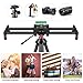Zecti 15.7'' Adjustable Carbon Fiber Camera Slider Track Dolly Sliders Rail System and Video Shot Follow Focus Shot Panoramic Shooting